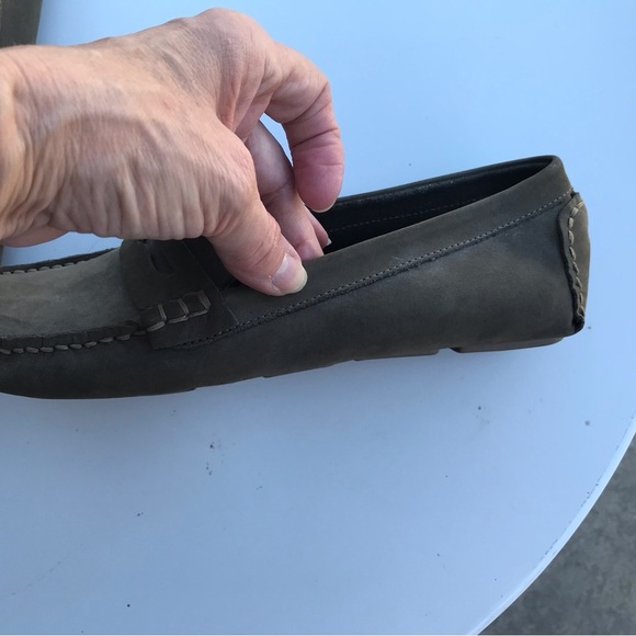 Charleston Shoe Co. Suede Loafers Tradd Olive Suede - Picture 3 of 8